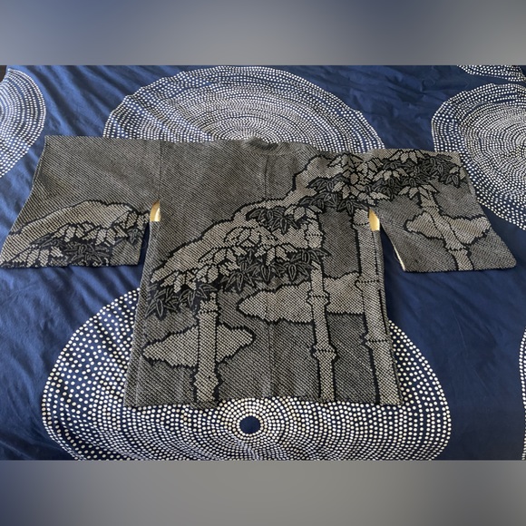 Authentic Japanese Kimono Wmn Size Med - Picture 1 of 10